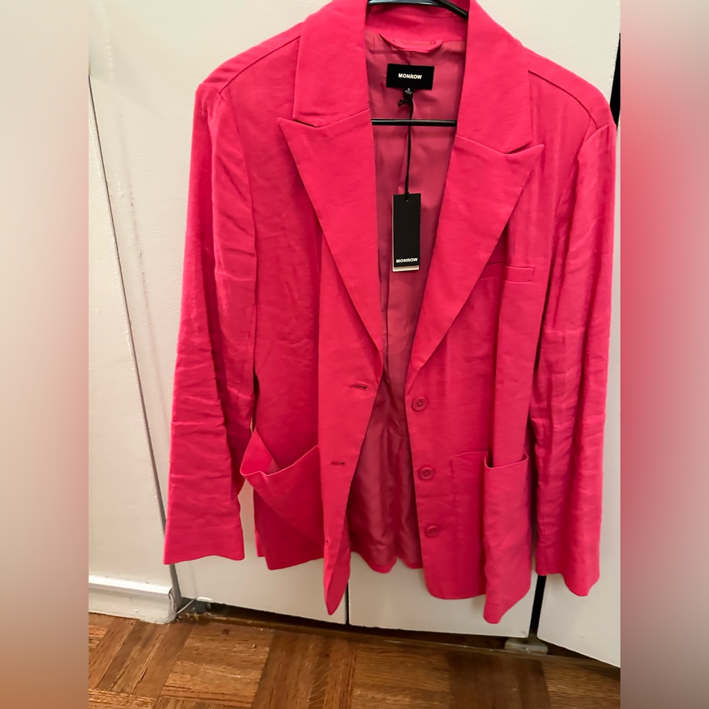 Monrow Hot Pink Blazer